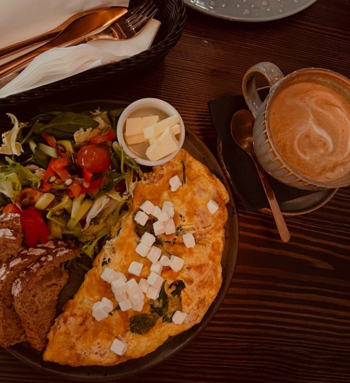 omlet żaba